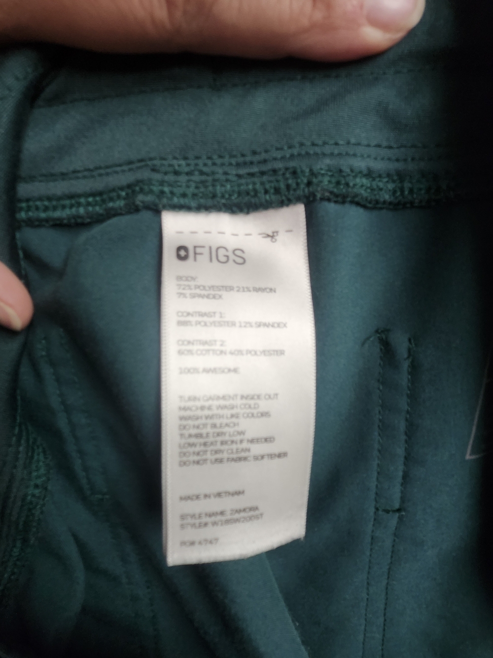 FIGS Scrubs Set - Technical Collection (Green / Teal) 🩺✨ - Picture 6 of 16